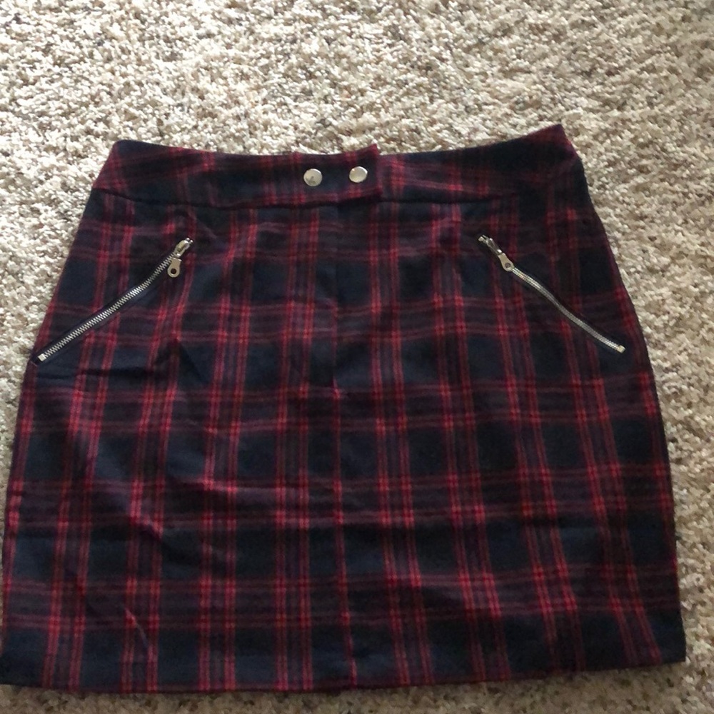 MAKING VARSITY PLAID SKIRT